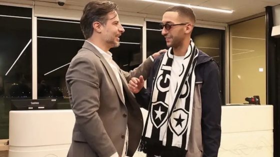 يستاهل… حكيم زياش يصل البرازيل لتوقيع عقد الانضمام إلى بوتافوغو