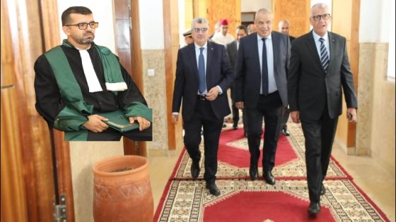 عاجل… عامل خنيفرة والرئيس الأول لمحكمة الاستئناف والوكيل العام للملك ببني ملال يشرفون على تنصيب رشيد حدادي وكيلا للملك بالمحكمة الابتدائية بخنيفرة